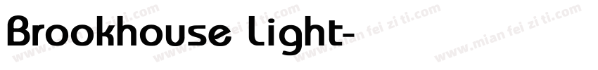 Brookhouse Light字体转换